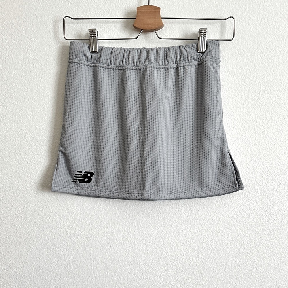 New Balance Gray Jersey Athletic Skirt Size M